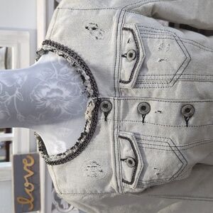 Guess Denim Jacket Sz S